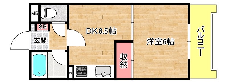 11階の間取り図