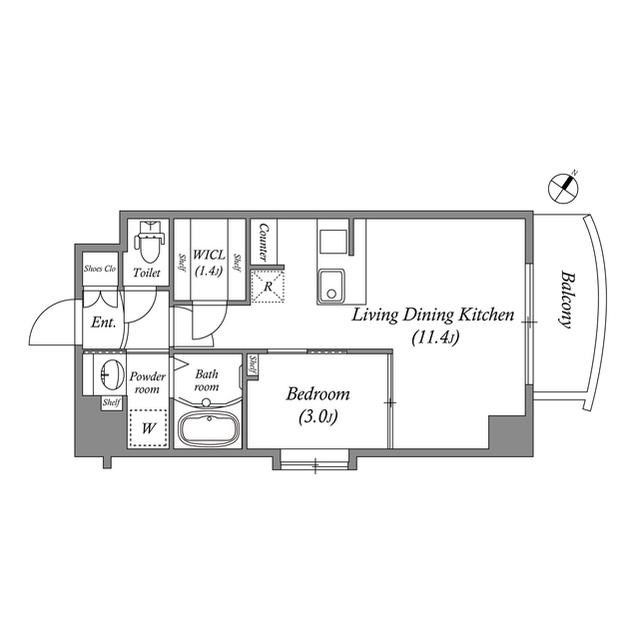 6階の間取り図