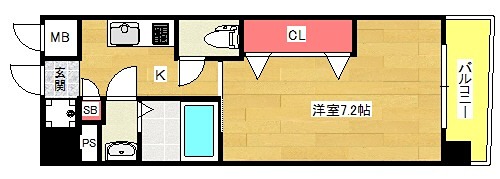 3階の間取り図