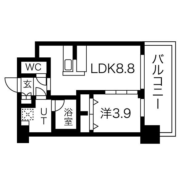 9階の間取り図