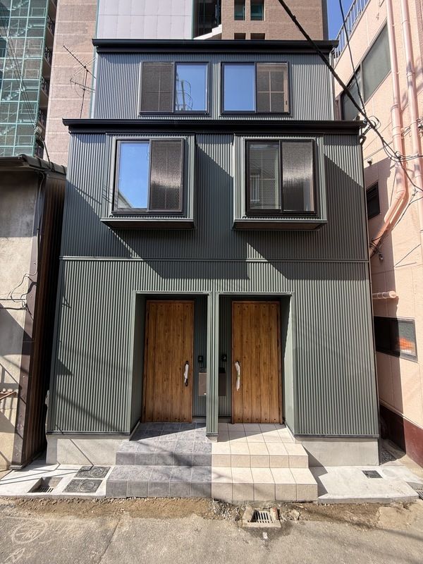 南市岡テラスハウス　A棟の外観