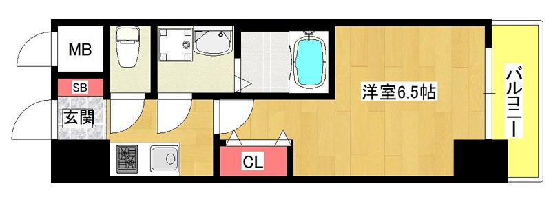 9階の間取り図