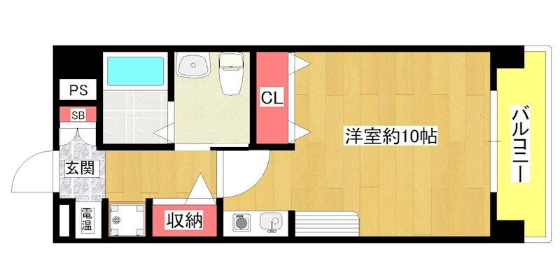 4階の間取り図