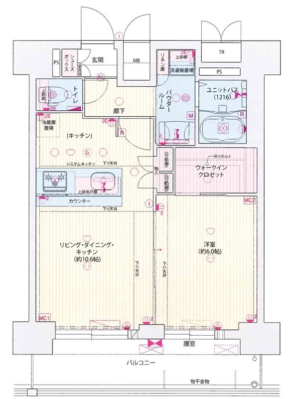 11階の間取り図