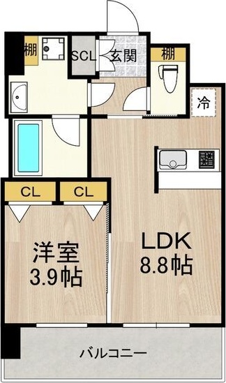 7階の間取り図
