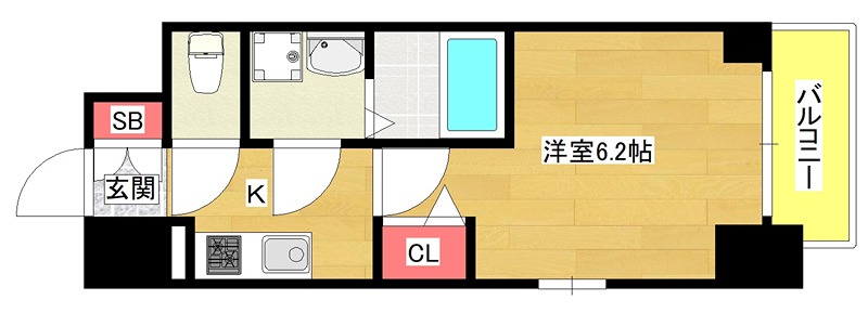 9階の間取り図
