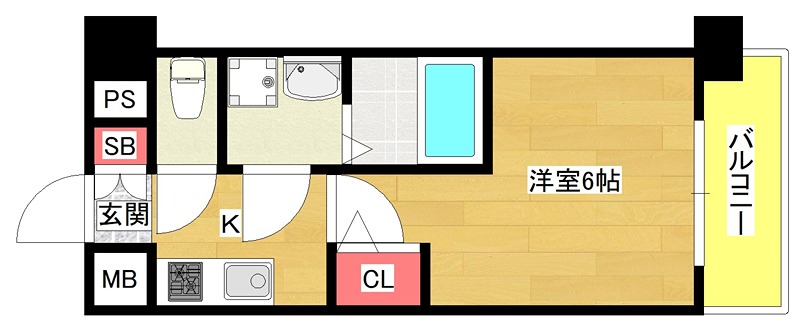 2階の間取り図