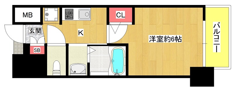 5階の間取り図