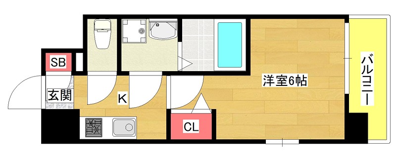 4階の間取り図