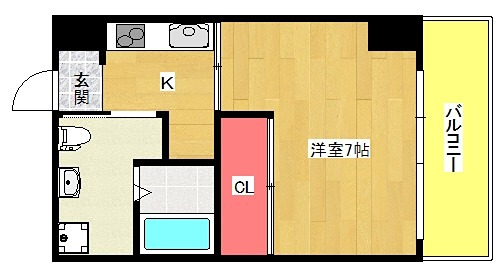 5階の間取り図