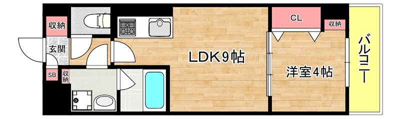 9階の間取り図