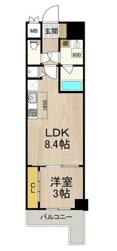3階の間取り図