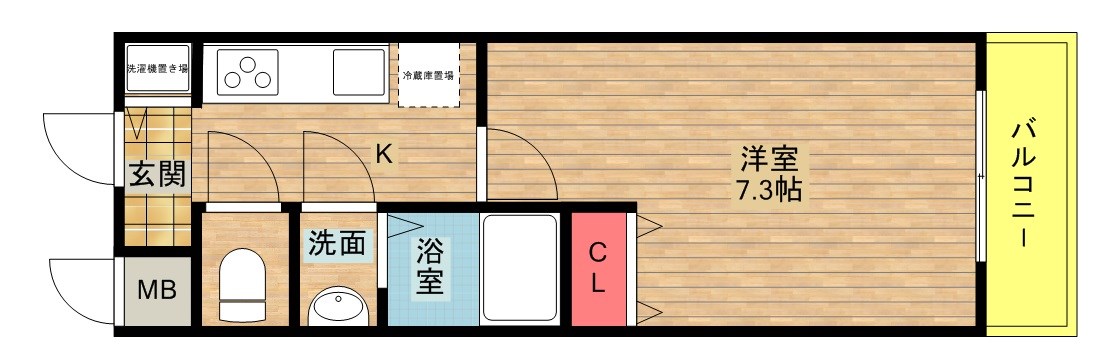 6階の間取り図