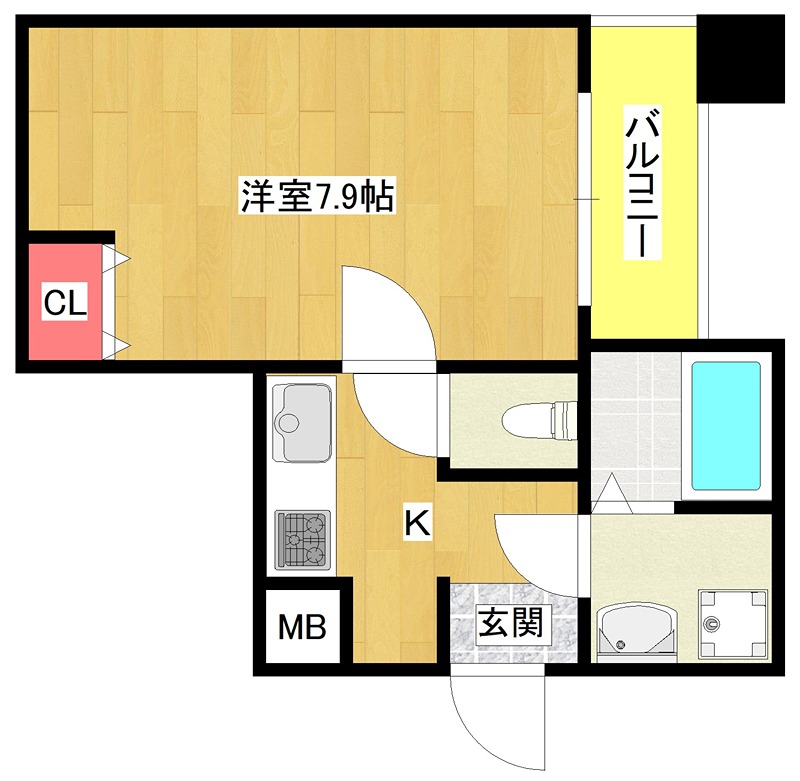 9階の間取り図
