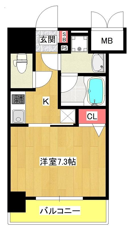 7階の間取り図