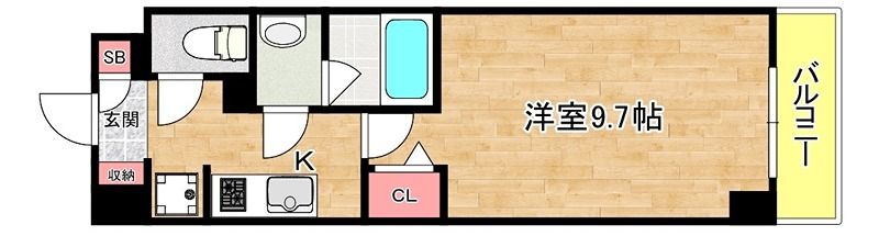 4階の間取り図