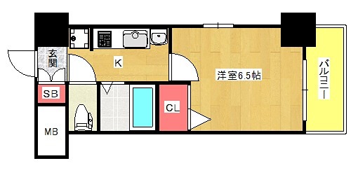 3階の間取り図