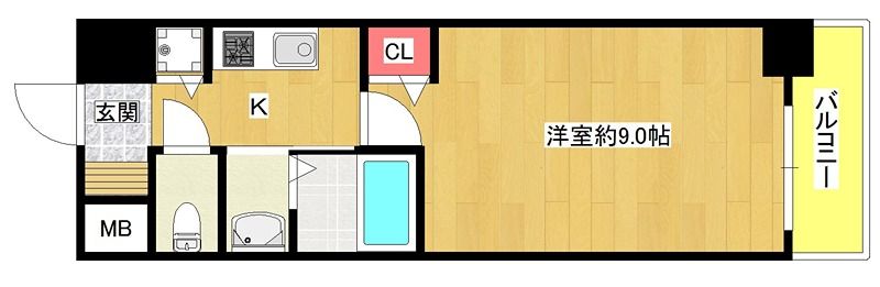 8階の間取り図