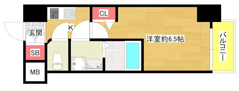 6階の間取り図