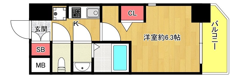 11階の間取り図