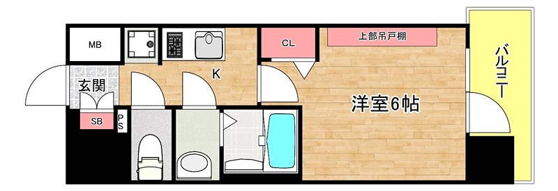 9階の間取り図