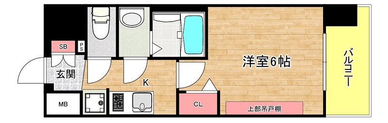 5階の間取り図