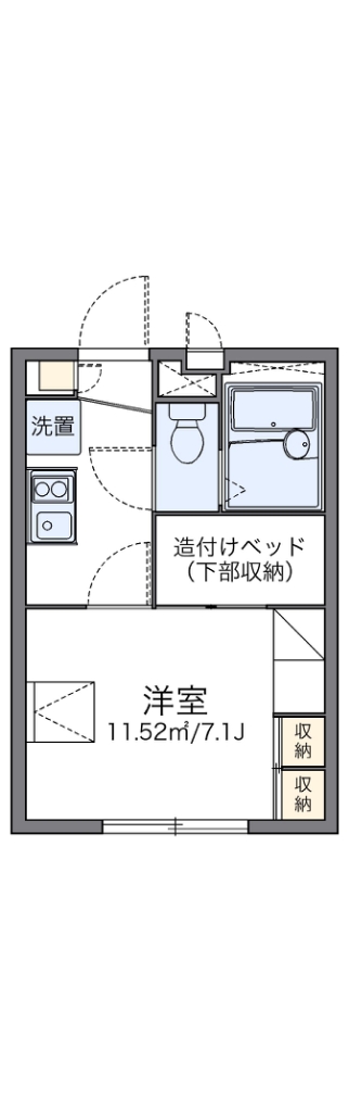 代表的な間取のため実際の間取とは異なる場合があります