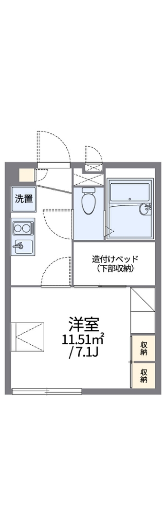 代表的な間取のため実際の間取とは異なる場合があります