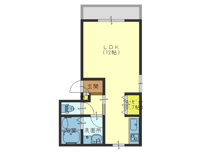 使いやすい間取りです