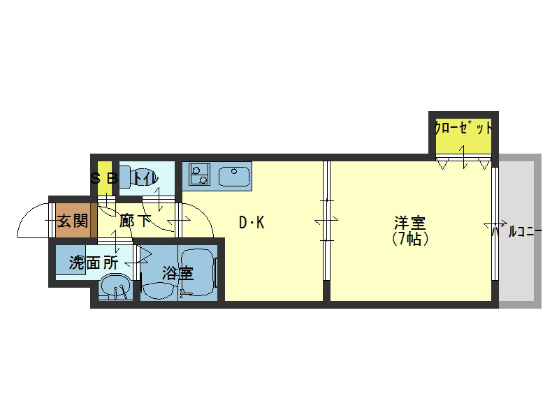使いやすい間取りです