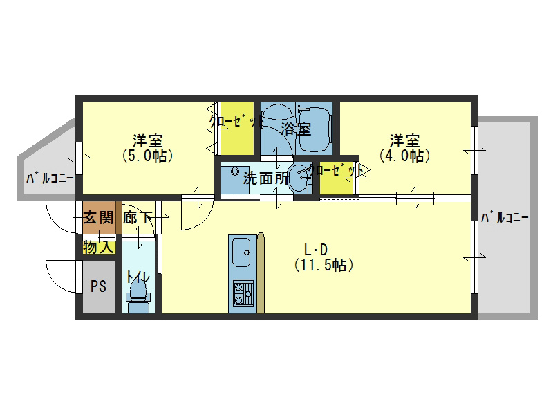 カウンターキッチン