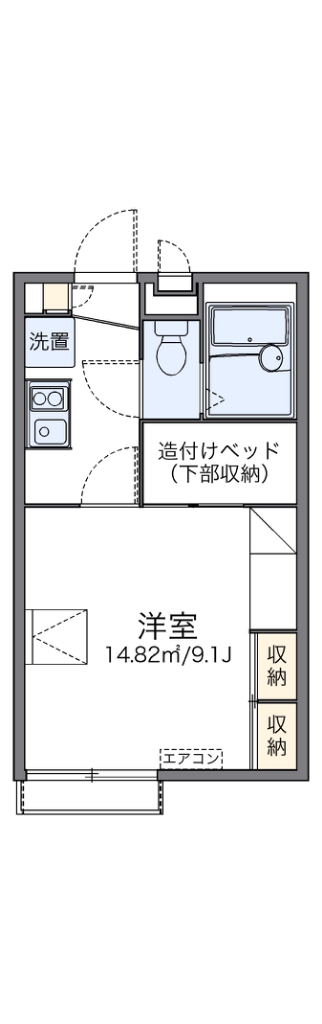 代表的な間取のため実際の間取とは異なる場合があります
