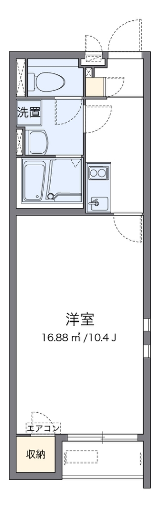 代表的な間取のため実際の間取とは異なる場合があります