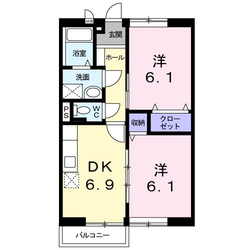 サンパティークおかもと　C