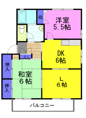 スカイハイツ光陽台 A