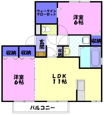 間取りプレアデス・コートC