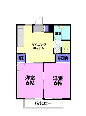 1階の間取り図