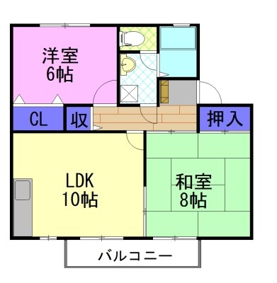 グロース川西※反転間取り