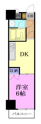 2階の間取り図