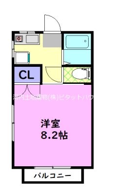 2階の間取り図