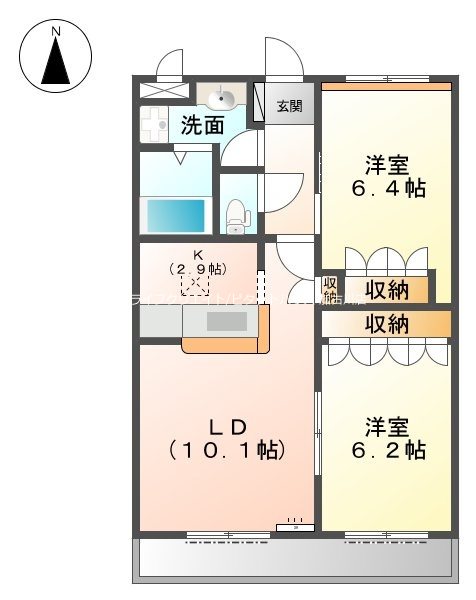 広々２ＬＤＫ！