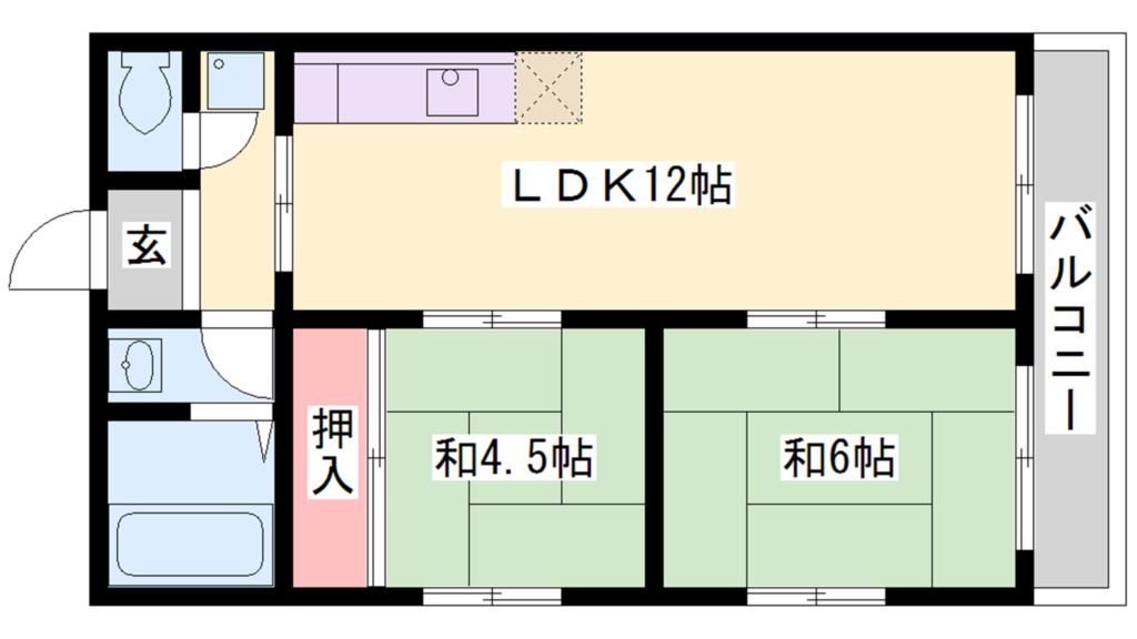 1階の間取り図