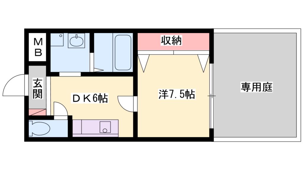 1階の間取り図
