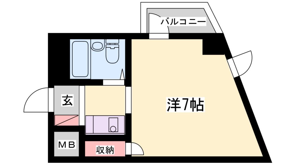 2階の間取り図