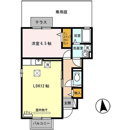 使いやすい間取りの１ＬＤＫ！