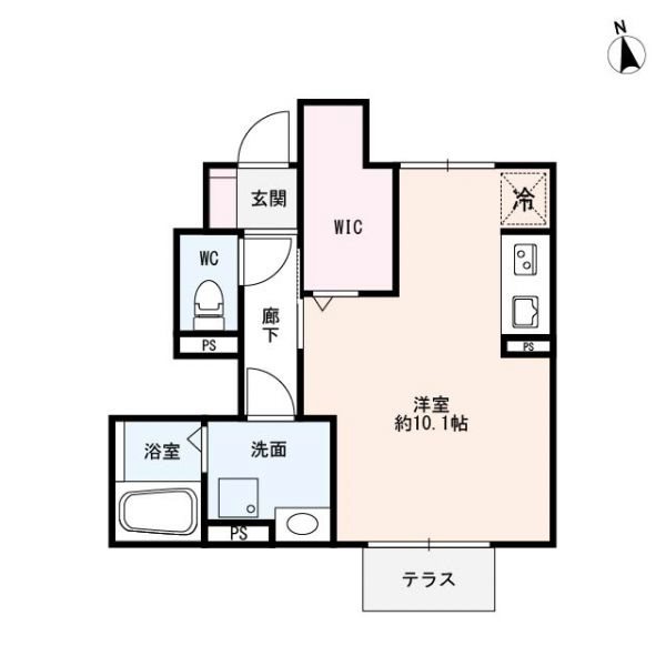 1階の間取り図
