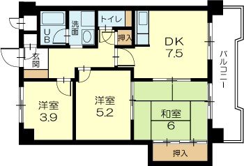 5階の間取り図