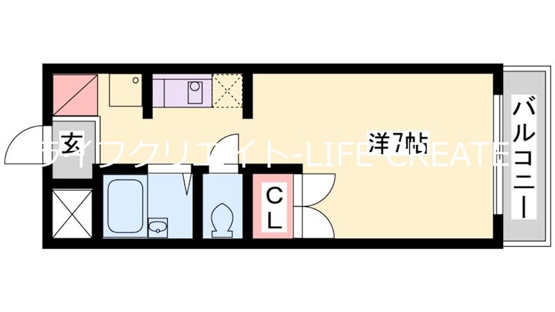 1階の間取り図