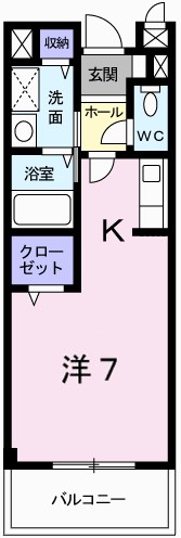 2階の間取り図
