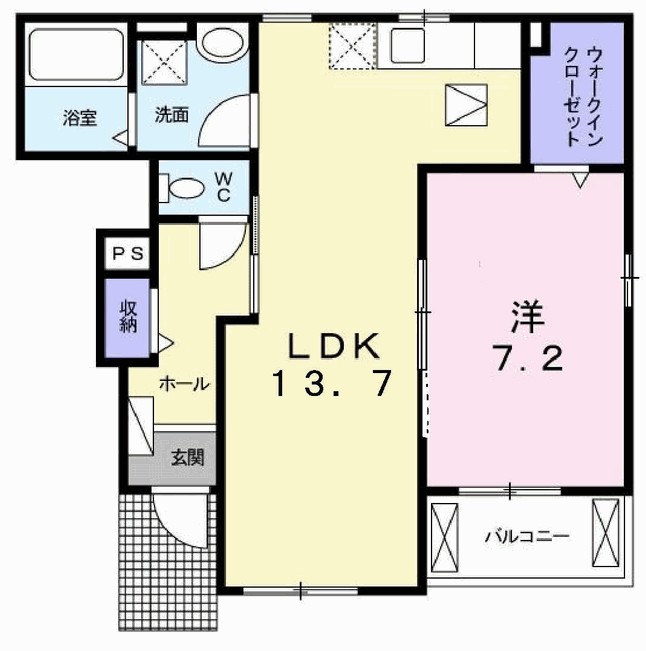 1階の間取り図